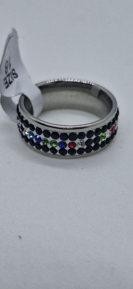 Anillo Brillos acero