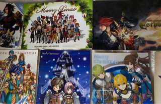 tarjetas postales de juegos de Square Enix
