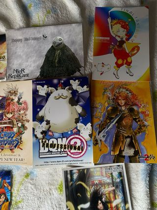 tarjetas postales de juegos de Square Enix