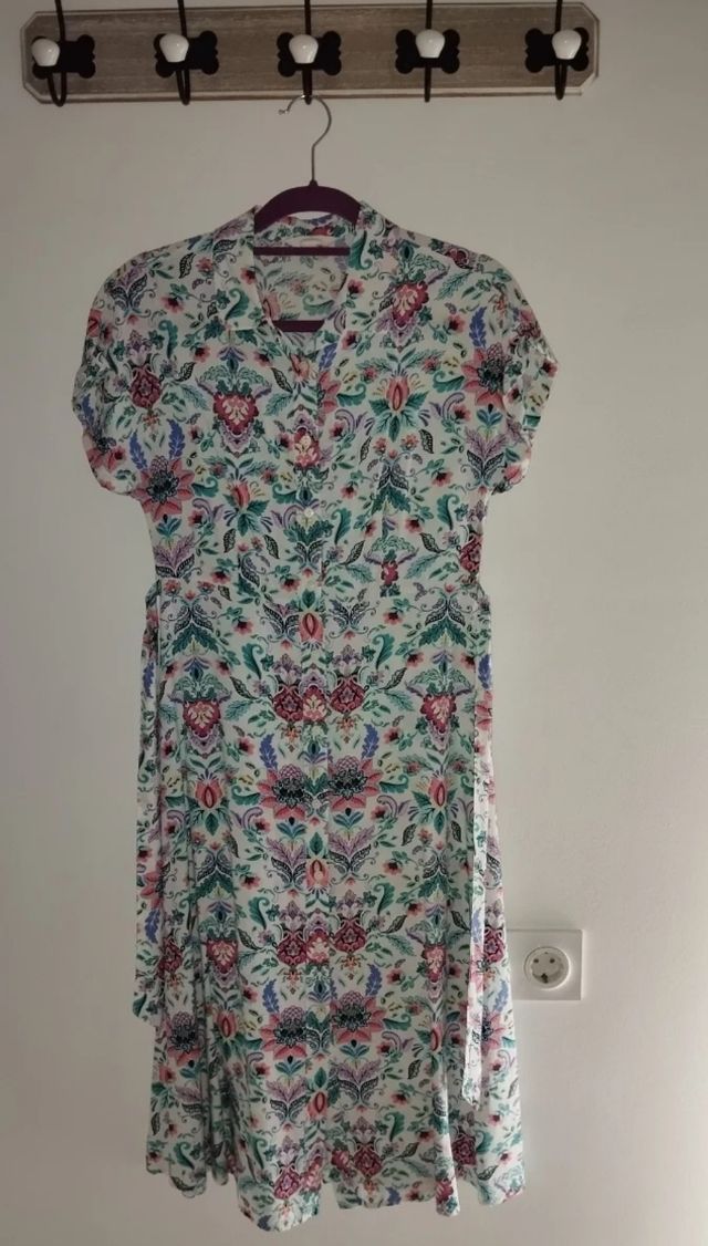 Vestido midi camisero