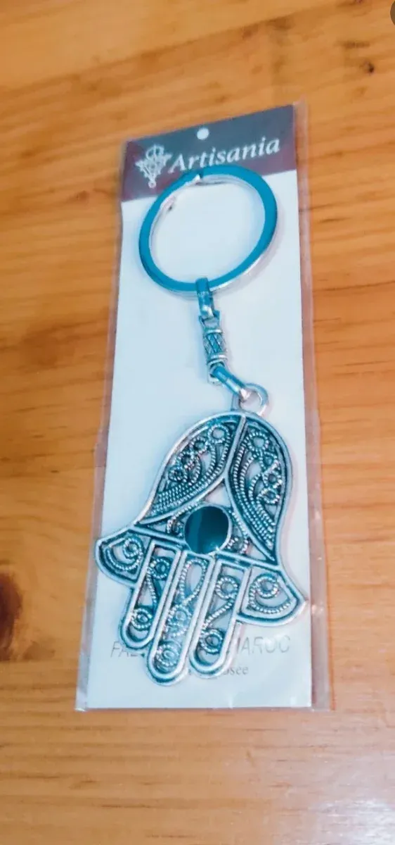 Llavero Mano de Fátima ,Ojo Turco