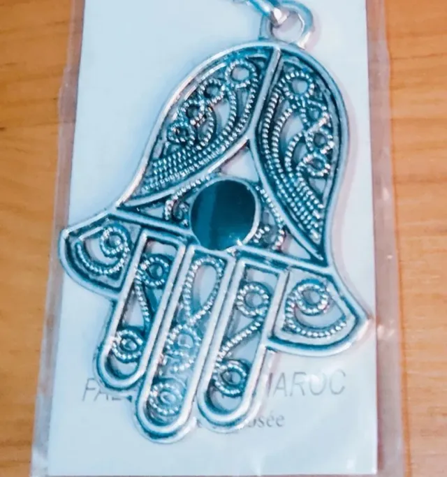 Llavero Mano de Fátima ,Ojo Turco