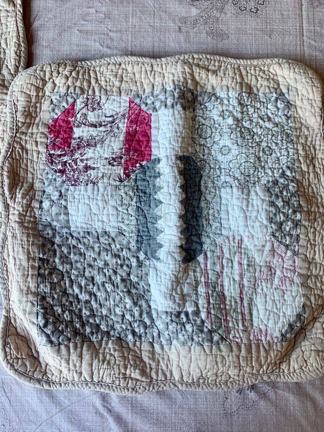 Dos Fundas cojin patchwork