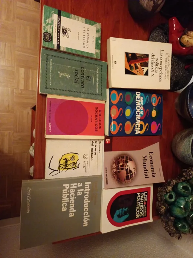 Ciencia política, sociología, economía..