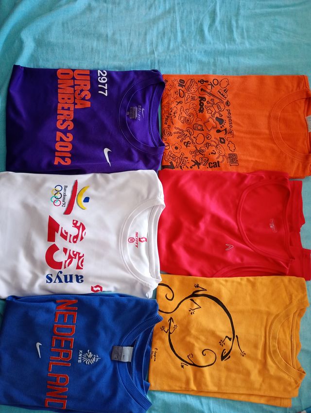 Lote 6 camisetas Running