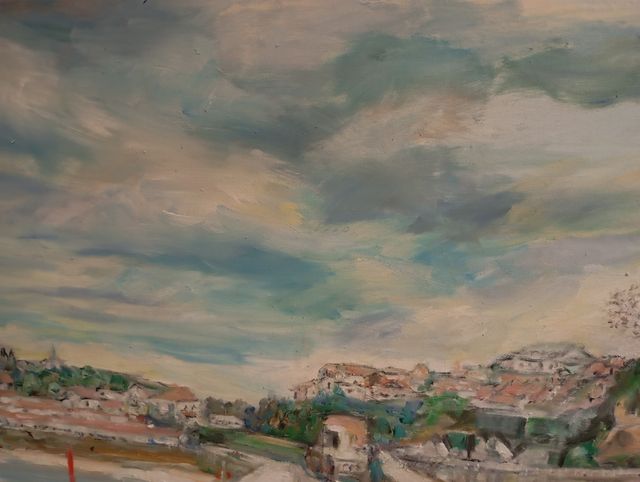 Cuadro oleo sobre lienzo grande comillas