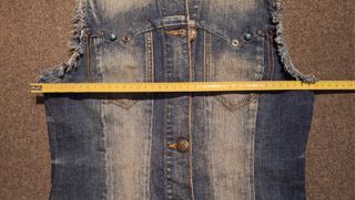 BERSHKA CHALECO VAQUERO T-S