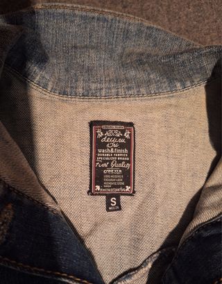 BERSHKA CHALECO VAQUERO T-S