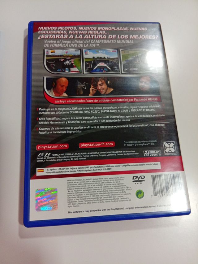 Juegos PS2. FIFA 11. F1 06