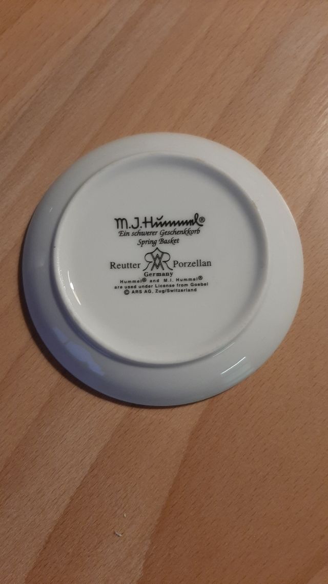 Hummel piatto in porcellana