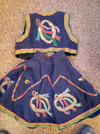 Traje de cingara de un año a 3