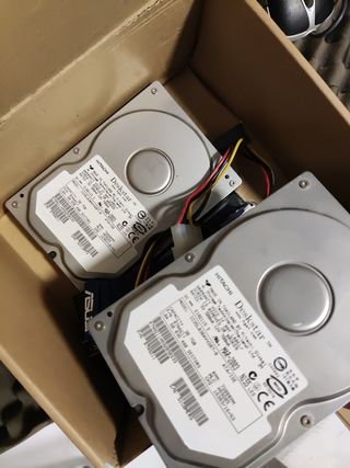 2 discos duros IDE de 30gb 7200 rpm