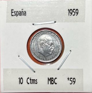 10 CENTIMOS 1959 