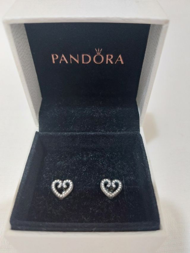 Pendientes Pandora corazon 