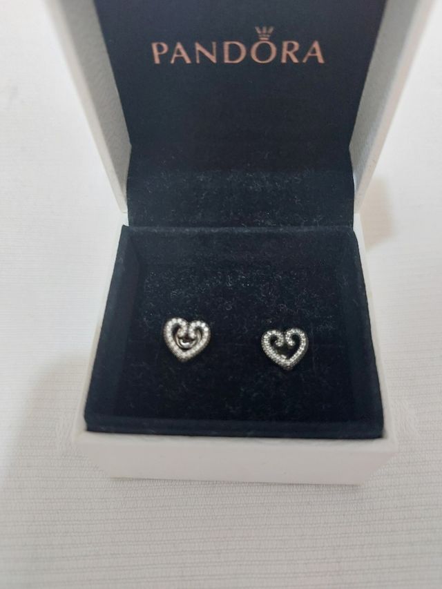 Pendientes Pandora corazon 