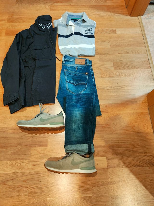 Cazadora y polo Tommy/ pantalones pepe