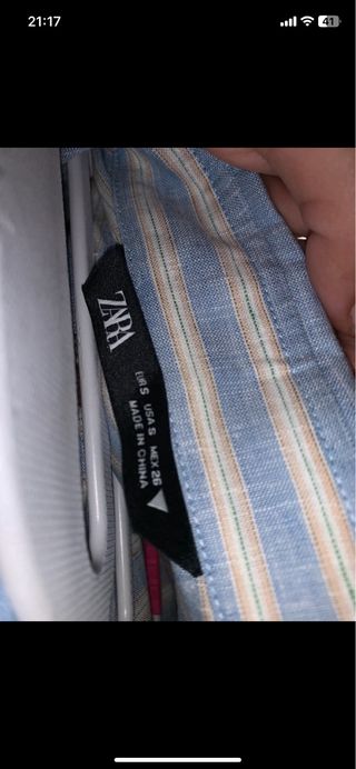 Camisa oversize Zara 