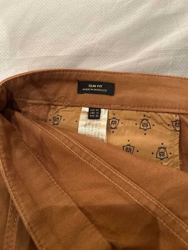 Pantalon beige Massimo Dutti