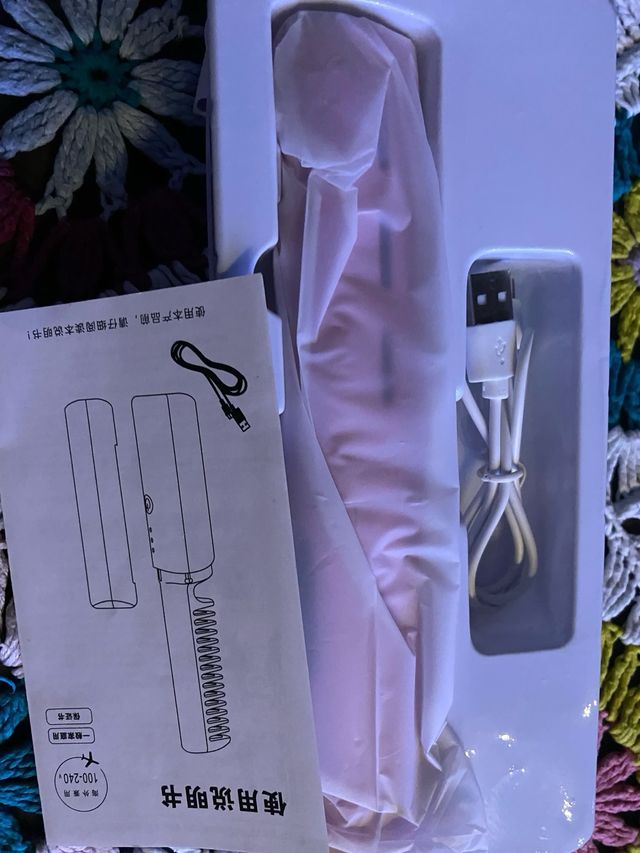 Plancha de pelo y peine alisador