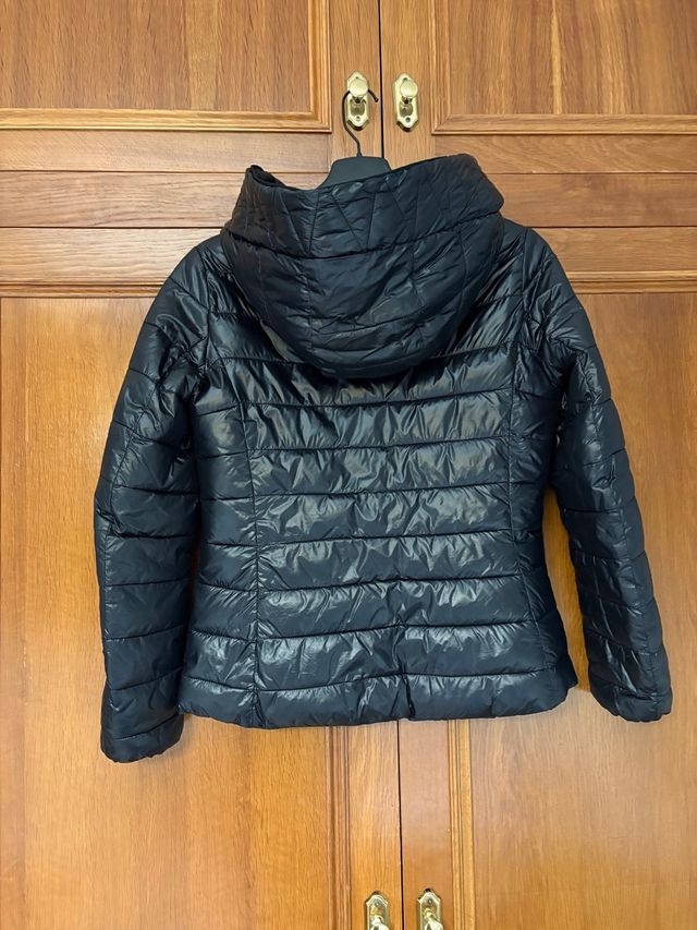 Plumífero negro reversible