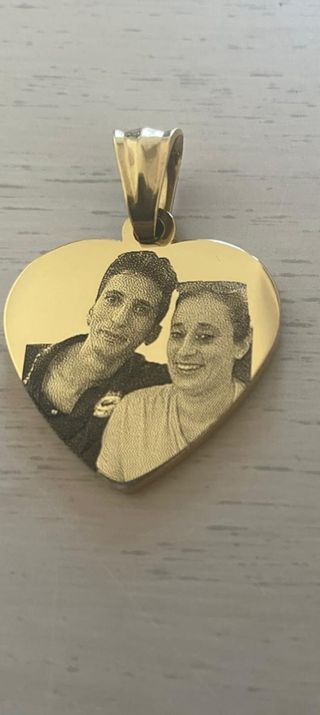 Colgante corazón con foto que quiera san Valentín