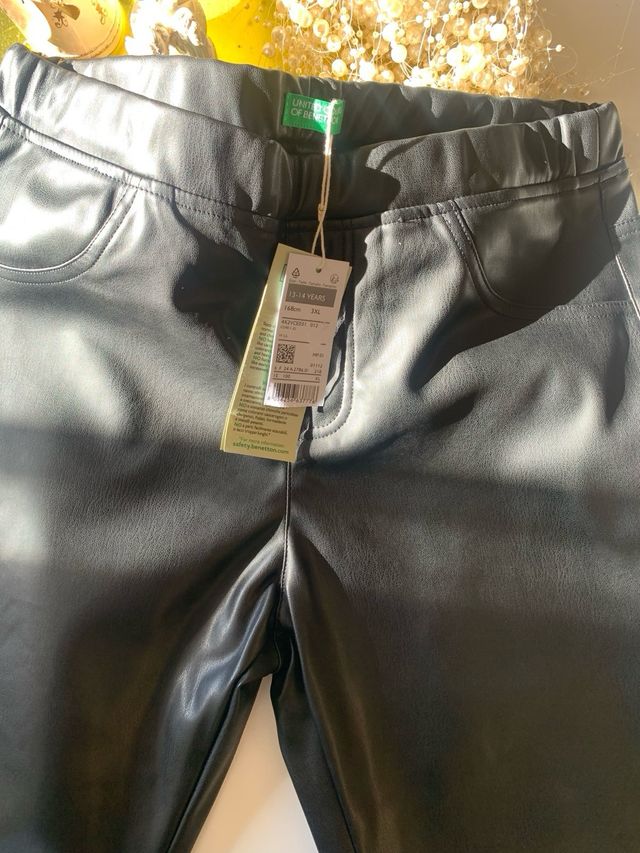 Pantalon Skinny polipiel T/13/14 NUEVAS