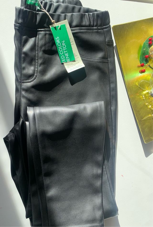 Pantalon Skinny polipiel T/13/14 NUEVAS