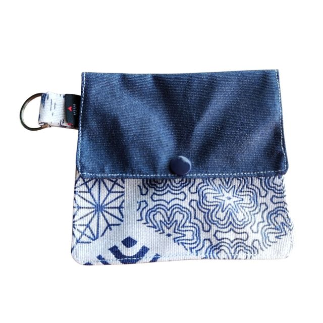 Borsa/portacarte impermeabile blu