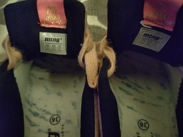 Zapatillas Mustang rosas