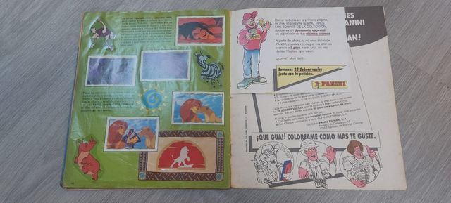 Album completo El Rey León de Panini