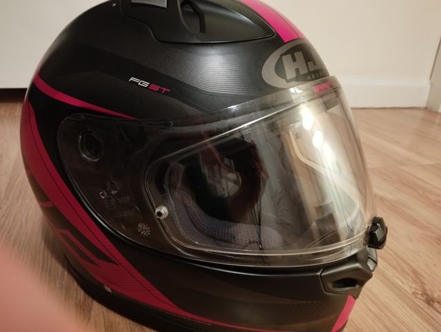 Casco moto HJC visera