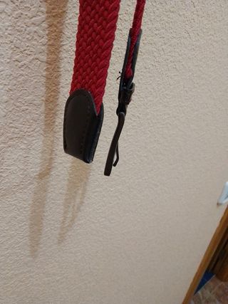 Cinturon de mujer de espiga rojo 