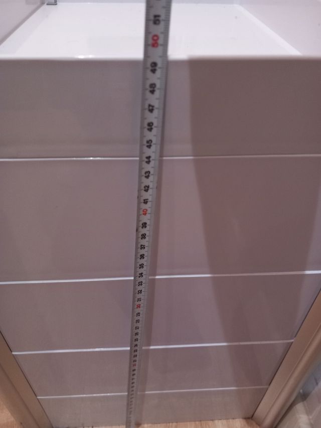 Comodino bianco Mesa