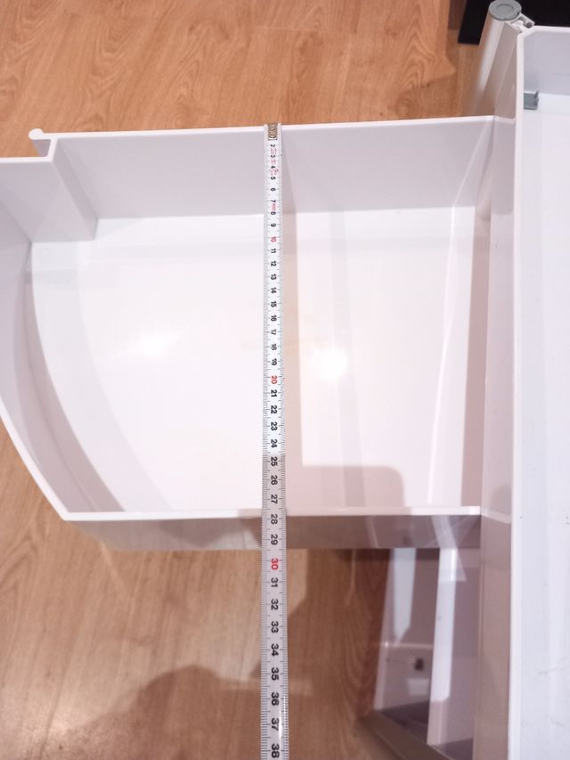 Comodino bianco Mesa