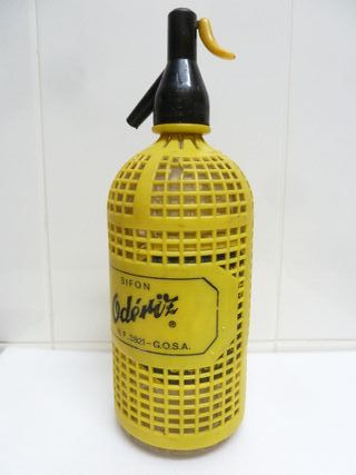 ANTIGUA BOTELLA SIFÒN-ODÈRIZ-G.O.S.A.---PAMPLONA
