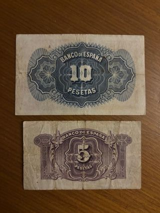 Lote billetes varios