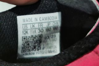 Botas de futbol adidas talla 30.