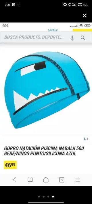 Neopreno + Gorro Natación Niños 