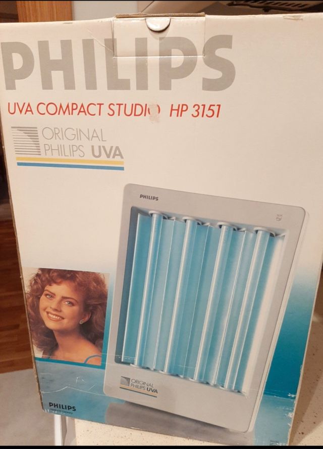 Rayos UVA-Pantalla facial