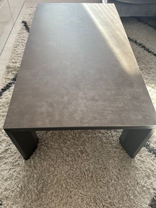 Mesa centro elevable ceramica y cristal