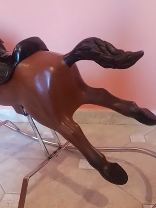 Cavalluccio a dondolo anni 70 Cavallo Giocattolo