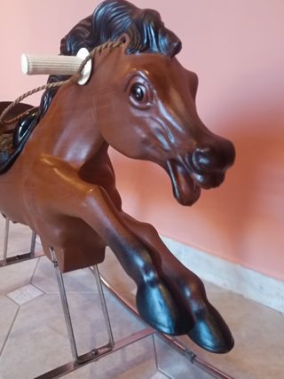 Cavalluccio a dondolo anni 70 Cavallo Giocattolo
