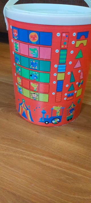 Juego de madera de construcción