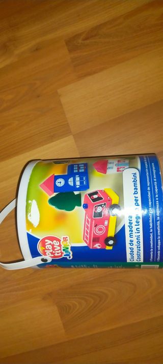 Juego de madera de construcción