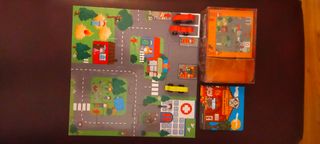 Juego de madera de construcción