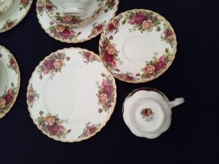 Chávenas Chá + pratos do bolo