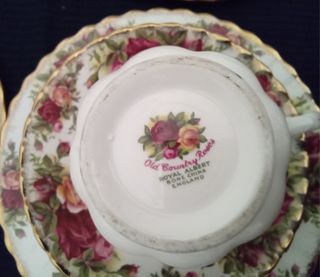 Chávenas Chá + pratos do bolo