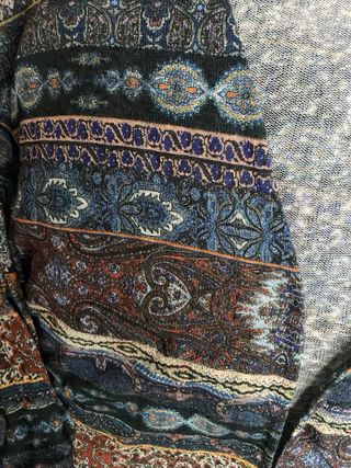 Chaqueta abierta dibujo étnico NUEVA BERSHKA M