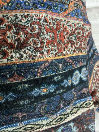 Chaqueta abierta dibujo étnico NUEVA BERSHKA M