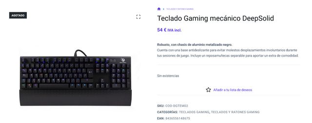 Teclado gaming